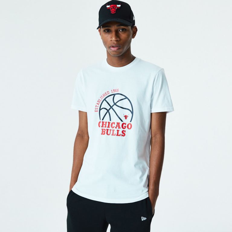 Ropa New Era Nba Blancos - Chicago Bulls Graphic 54709GNLZ